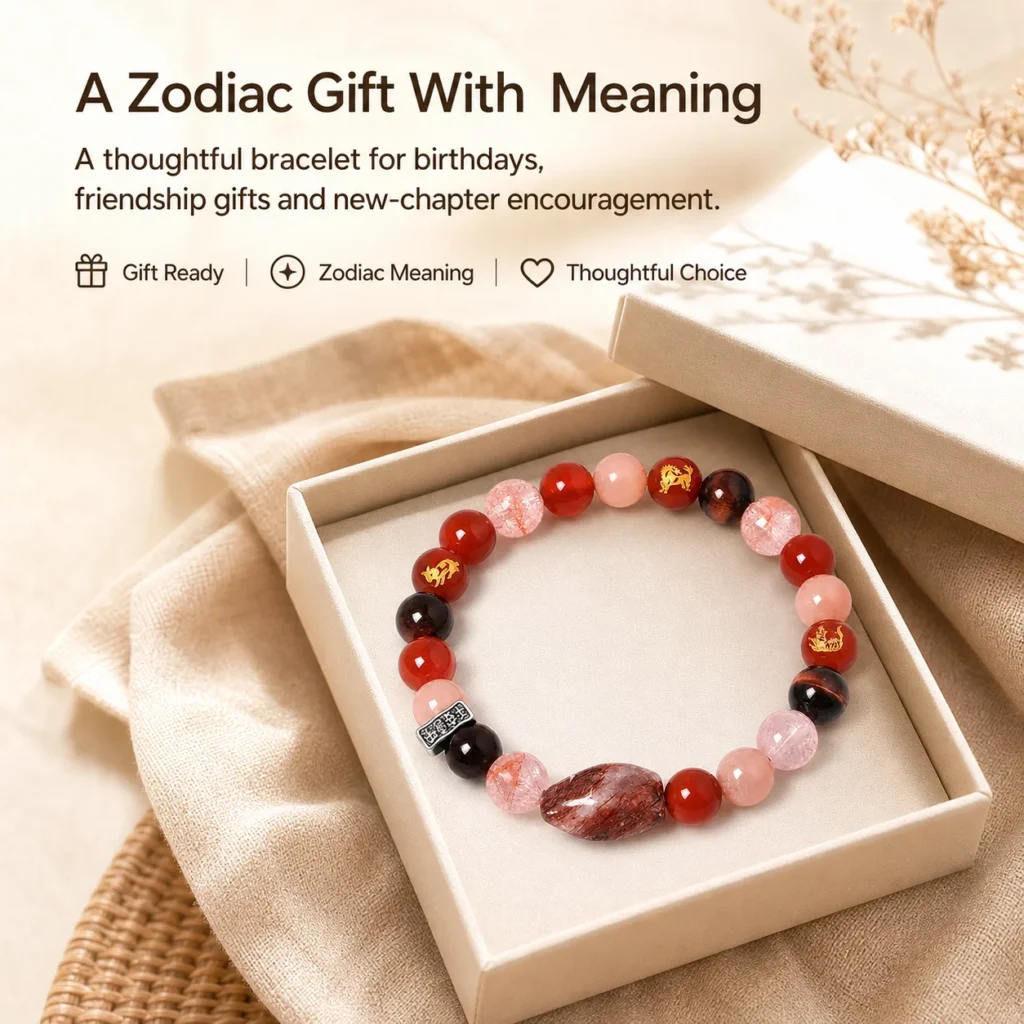 chinese zodiac dog sanhe liuhe bracelet gift ready image
