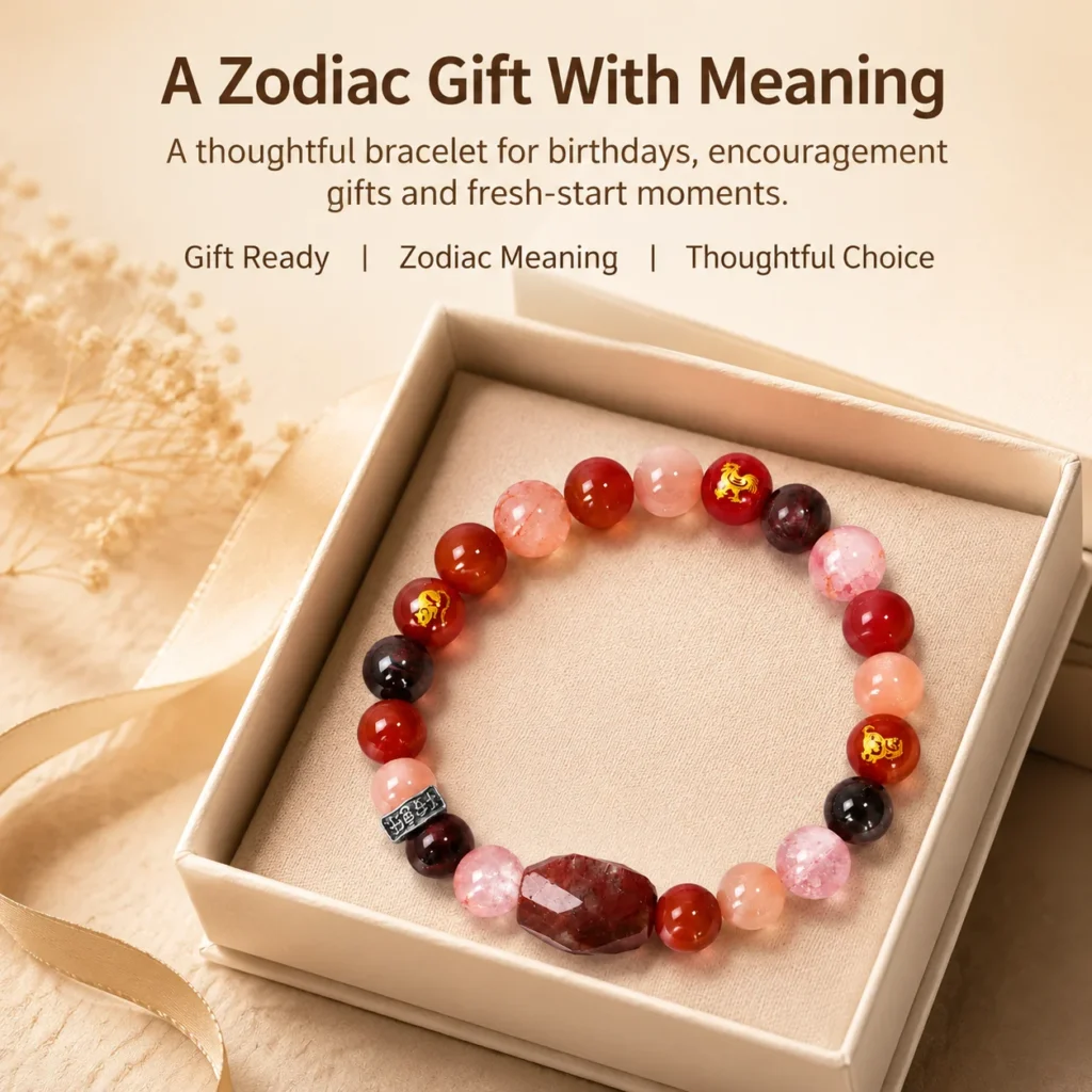 Chinese Zodiac Dragon Sanhe Liuhe Bracelet 6 chinese zodiac dragon sanhe liuhe bracelet gift ready image