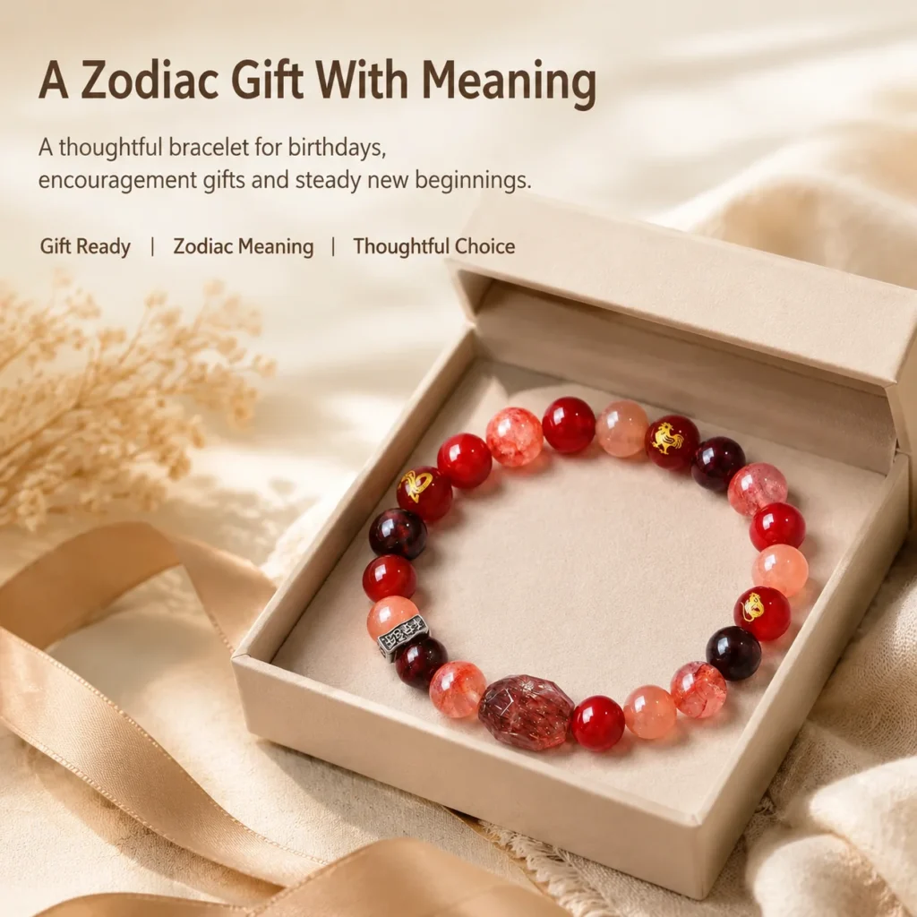 Chinese Zodiac Ox Sanhe Liuhe Bracelet 6 chinese zodiac ox sanhe liuhe bracelet gift ready image