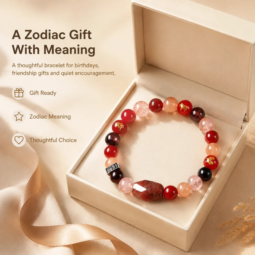 Chinese Zodiac Snake Sanhe Liuhe Bracelet 6 chinese zodiac snake sanhe liuhe bracelet gift ready image